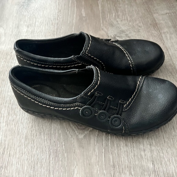 Clarks Women’s Slip on BLack Loafers Ashland Effie size 6.5 - Picture 5 of 5